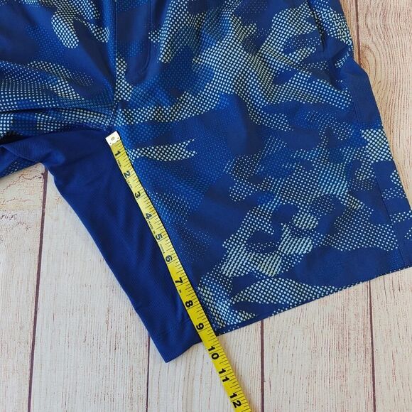 Lululemon T.H.E. Short *Luxtreme Liner 9" Big Pebble Camo Dark Cobalt Sea Mist - Picture 7 of 12